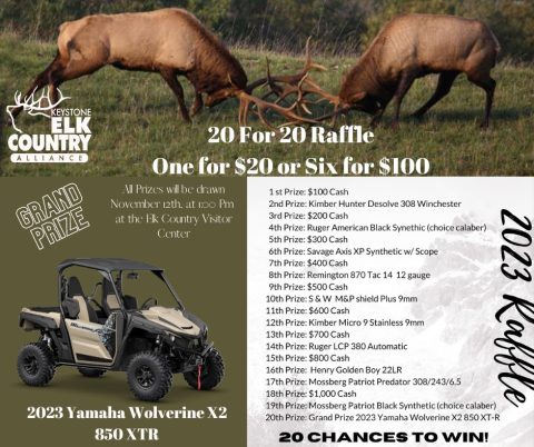 Raffles | Keystone Elk Country Alliance