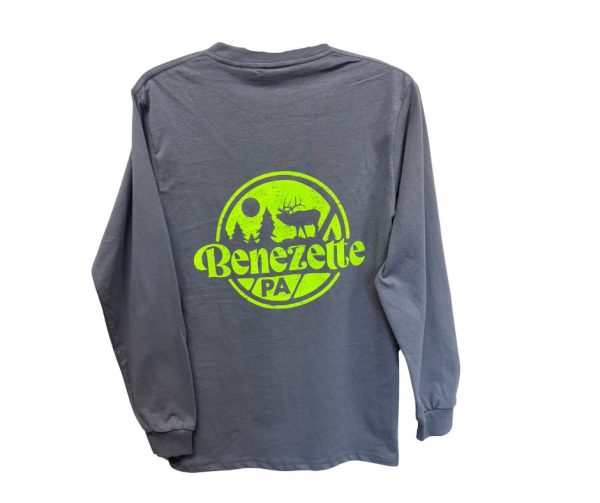 Long Sleeve Grey and Safety Green - Image 2