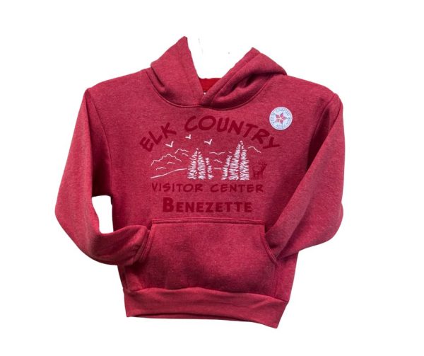 KIDS Hoodie - Heather Red