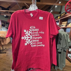 Elk Country Snowflake Holiday Tee