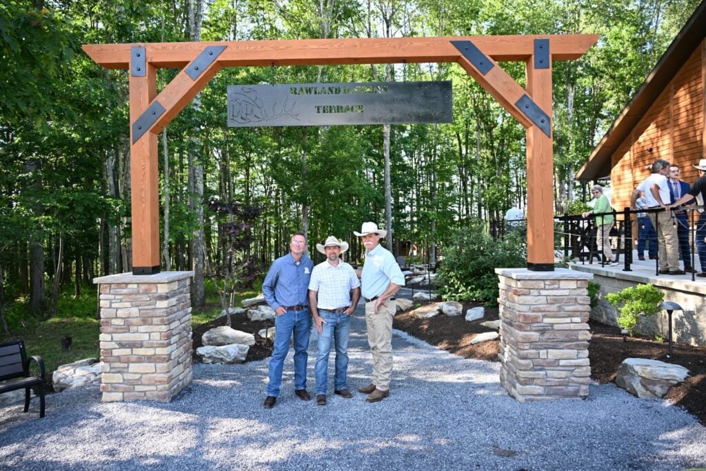 Keystone Elk Country Alliance Dedicates Cogan Terrace in Honor of Founding President and CEO Rawley D. Cogan