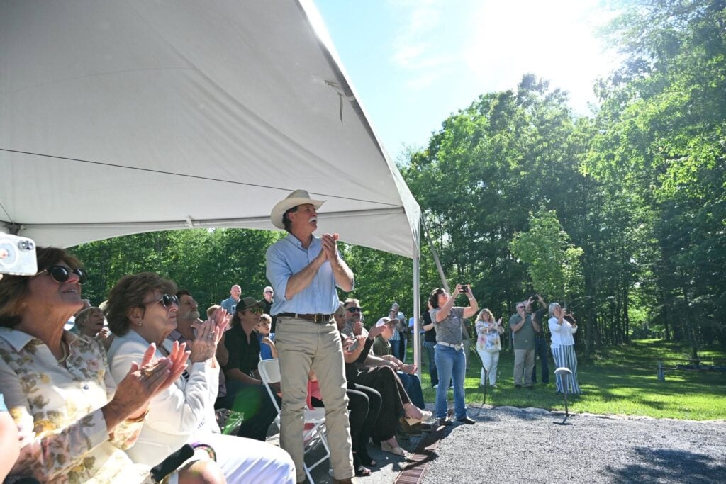 Keystone Elk Country Alliance Dedicates Cogan Terrace in Honor of Founding President and CEO Rawley D. Cogan
