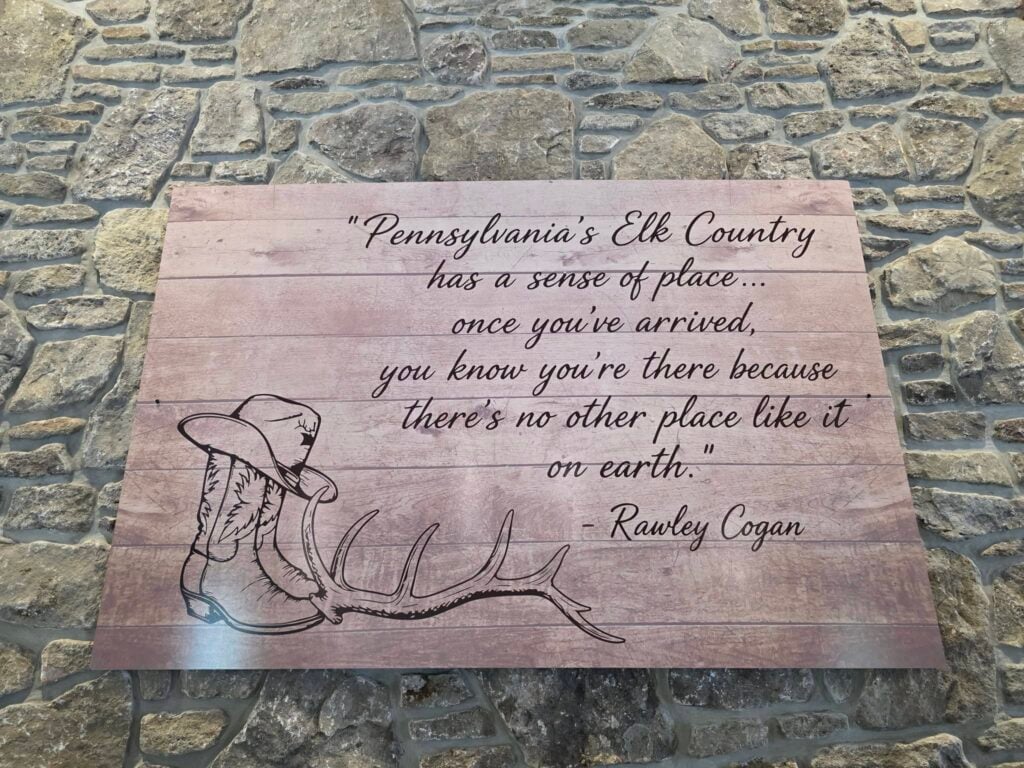 Keystone Elk Country Alliance Dedicates Cogan Terrace in Honor of Founding President and CEO Rawley D. Cogan