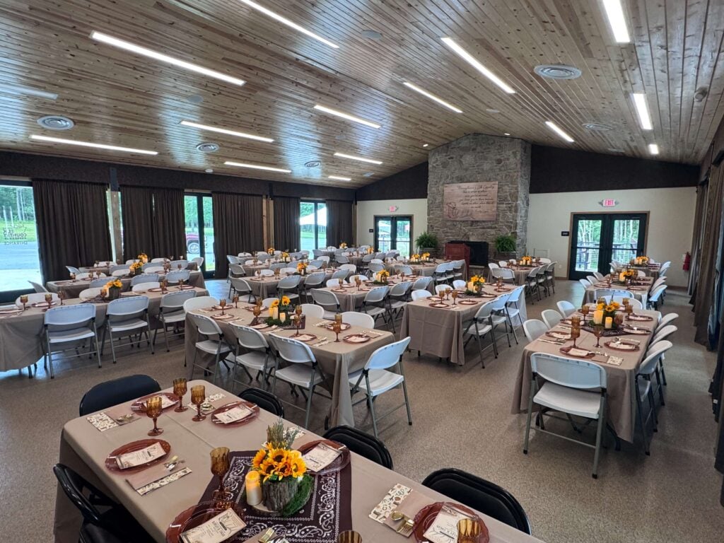 Clemons Building for private rentals, events, weddings at the Keystone Elk Country Visitors Center
